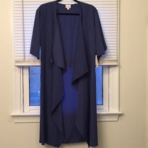 NWT LuLaRoe Solid Blue Shirley